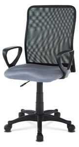 Kancelářská židle šedá a černá látka MESH KA-B047 GREY - Favi.cz
