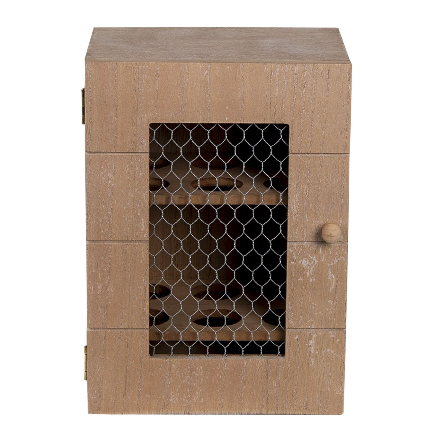 Dřevěná skříňka na vajíčka - 17*12*24 cm Clayre & Eef - LaHome - vintage dekorace