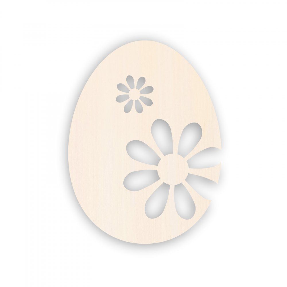 Pieris design Dřevěné velikonoční vajíčko s květy - Pieris design