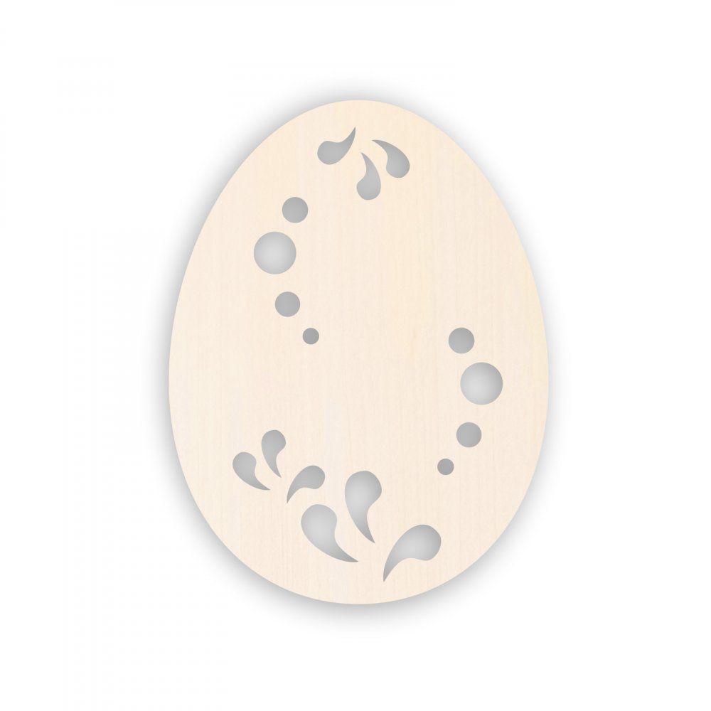 Pieris design Dřevěné velikonoční vajíčko \"zdobené voskem\" - Pieris design