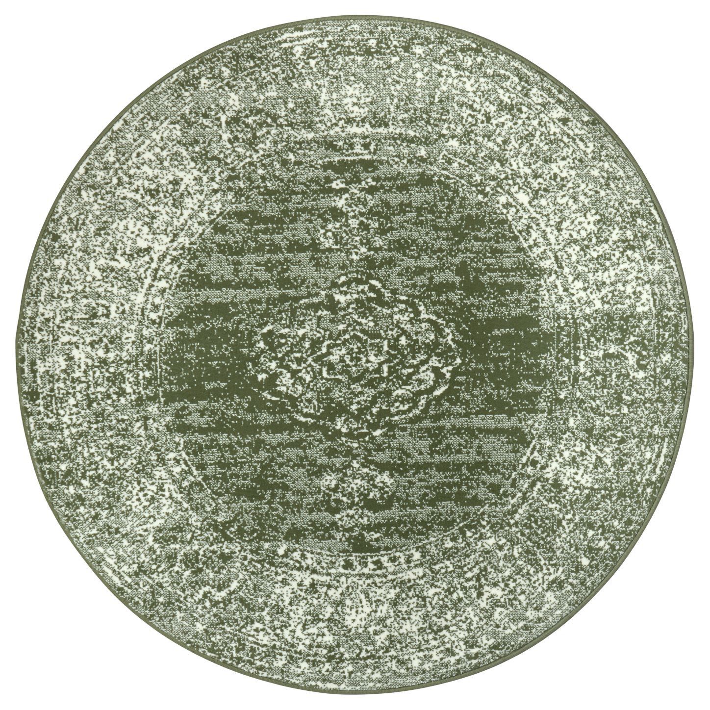 Hanse Home Collection koberce Kusový koberec Gloria 105519 Green kruh - 160x160 (průměr) kruh cm - Mujkoberec.cz