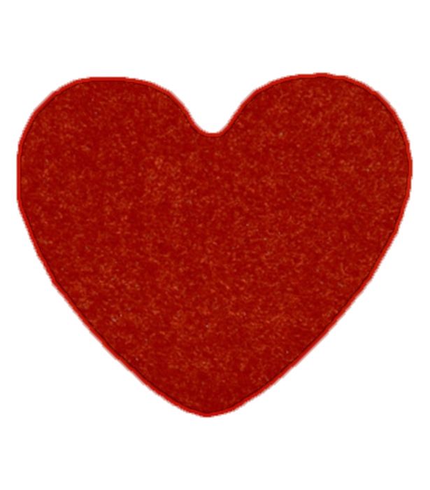 Vopi koberce Kusový koberec Eton vínově červený srdce - 100x120 srdce cm - Mujkoberec.cz