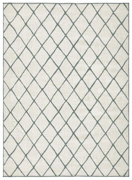 NORTHRUGS - Hanse Home koberce Kusový koberec Twin-Wendeteppiche 103117 grün creme – na ven i na doma - 80x150 cm - Mujkoberec.cz