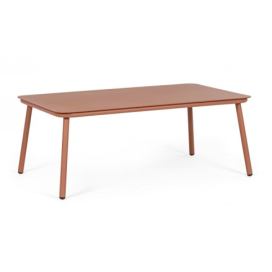 BIZZOTTO Zahradní konferenční stolek SIERRA červený 104x61 cm