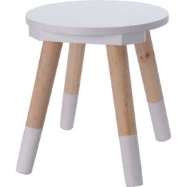 Home Styling Collection Dětská stolička O 24 x 26 cm, bílá