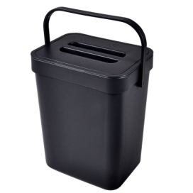Homea Domácí kompostér s rukojetí, 3l, černý