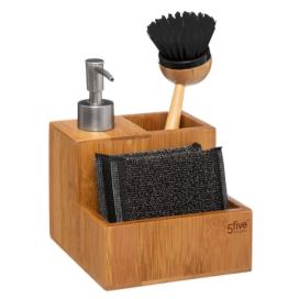 5five Simply Smart Sada příslušenství pro mytí nádobí, bambus
