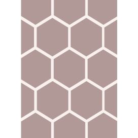 GDmats koberce Designový kusový koberec Honeycomb od Jindřicha Lípy - 120x170 cm