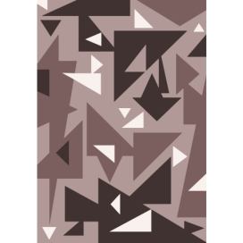 GDmats koberce Designový kusový koberec Triangle od Jindřicha Lípy - 120x170 cm