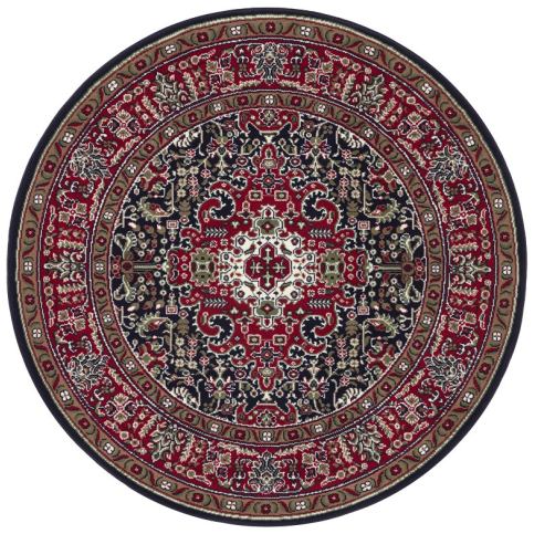 Nouristan - Hanse Home koberce Kruhový koberec Mirkan 104096 Navy - 160x160 (průměr) kruh cm Mujkoberec.cz