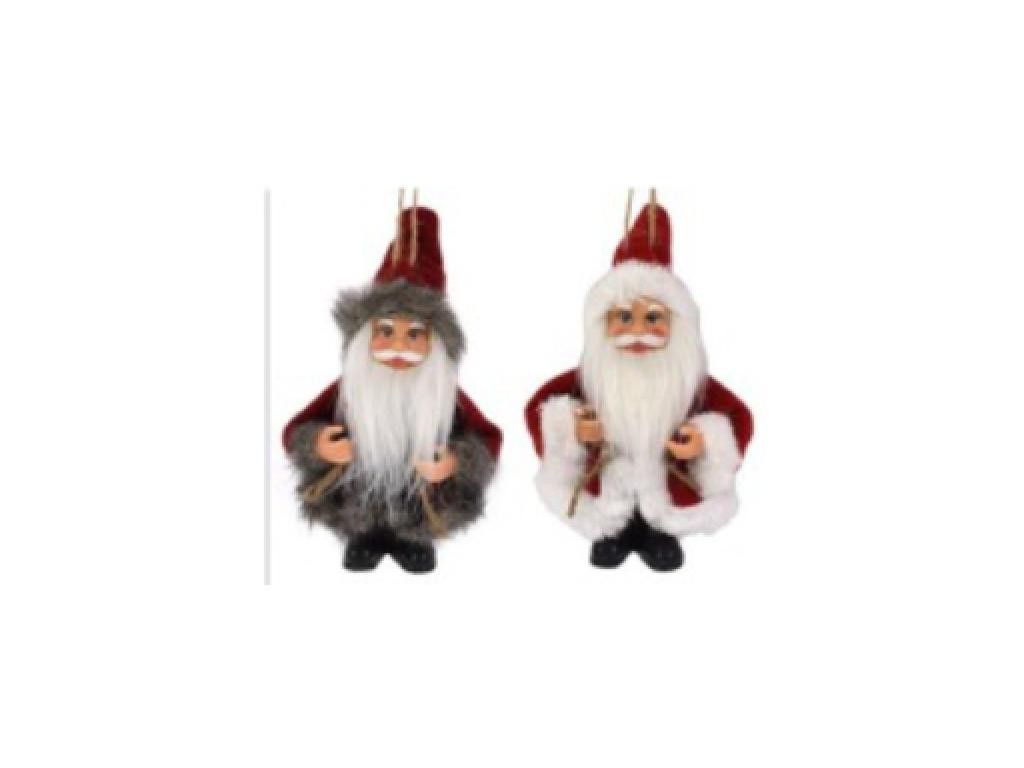 PROHOME - Santa Claus visící 15cm různé druhy - Home-point.cz