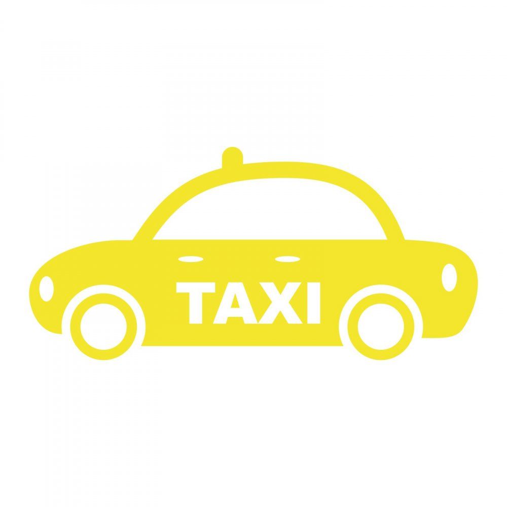 Pieris design Taxi - samolepka na zeď bílá - Pieris design