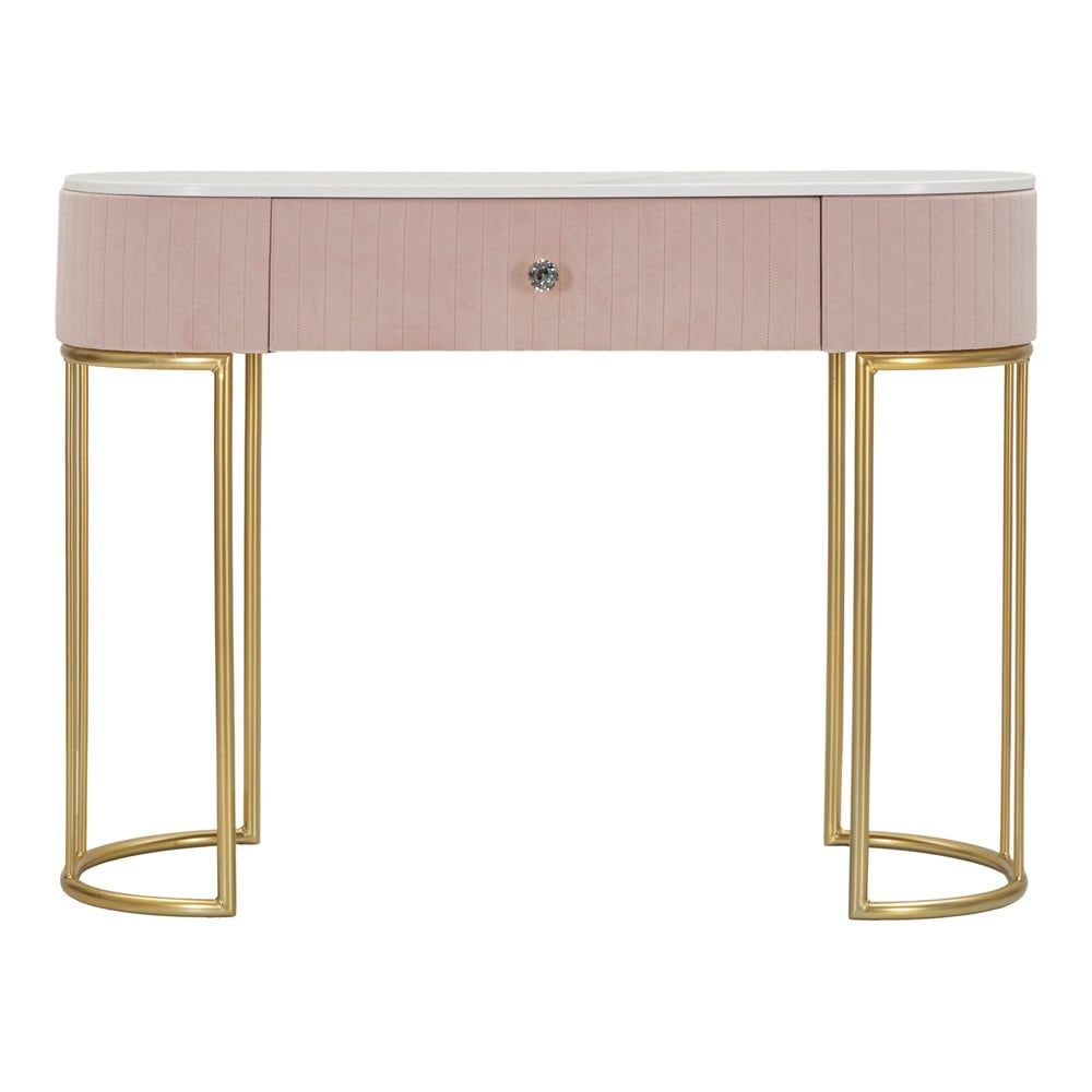Růžový konzolový stolek 100x40 cm Montpellier - Mauro Ferretti - Bonami.cz