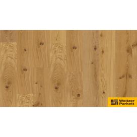 Dřevěná olejovaná podlaha Weitzer Parkett Oak Rustic 11mm, intenzivně kartáčovaná 64584 (bal.2,520 m2)
