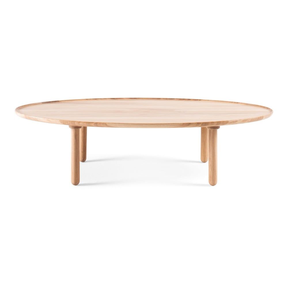 Konferenční stolek z dubového dřeva v přírodní barvě 65x120 cm Mu – Gazzda - Bonami.cz