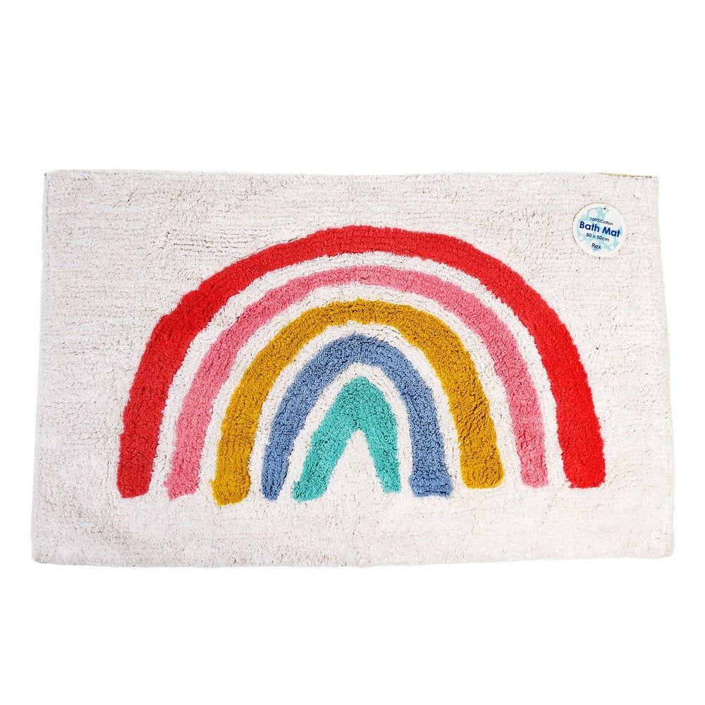 Bílá koupelnová předložka 83x52,5 cm Rainbow – Rex London - Bonami.cz