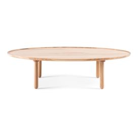 Konferenční stolek z dubového dřeva v přírodní barvě 65x120 cm Mu – Gazzda