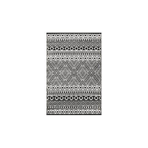 Černo-bílý oboustranný koberec vhodný i do exteriéru Green Decore Hanna, 120 x 180 cm Bonami.cz