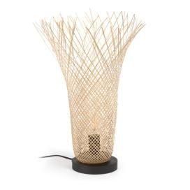 Bambusová stolní lampa v přírodní barvě s bambusovým stínidlem (výška 50 cm) Citalli – Kave Home