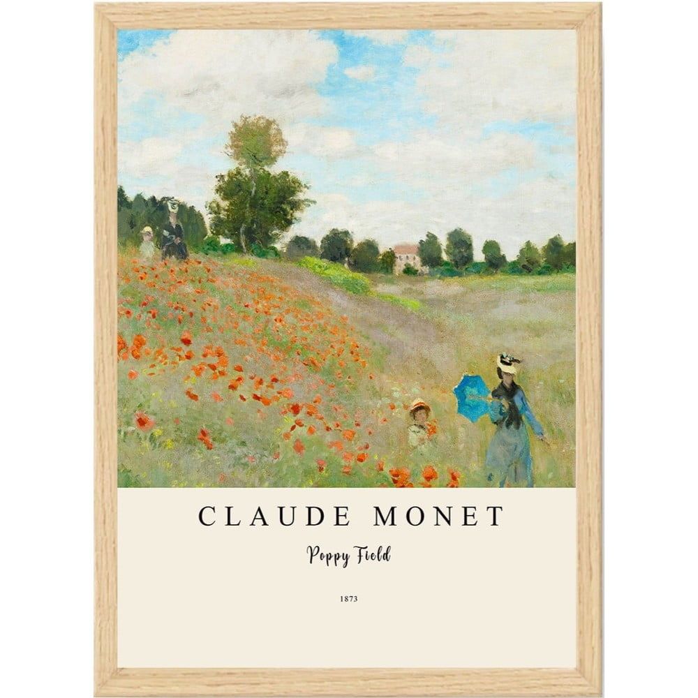 Plakát v rámu 55x75 cm Claude Monet – Wallity - Bonami.cz