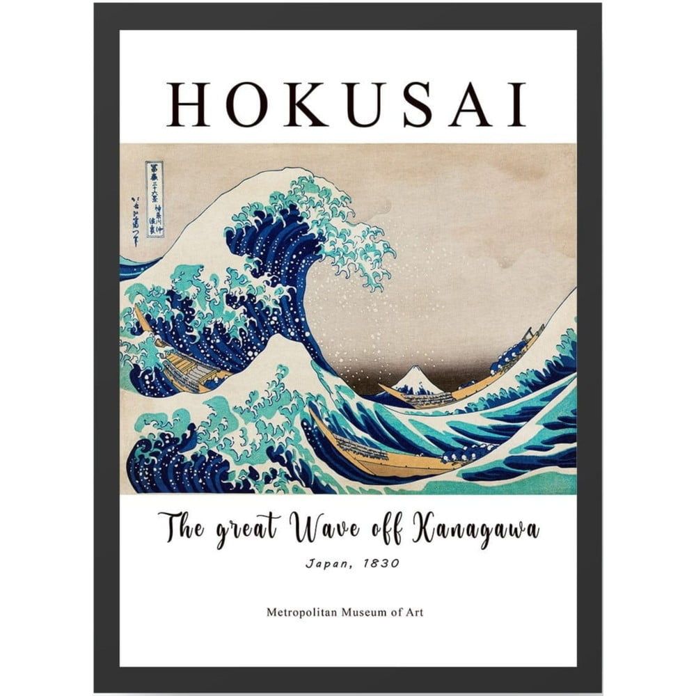 Plakát 35x45 cm Hokusai – Wallity - Bonami.cz