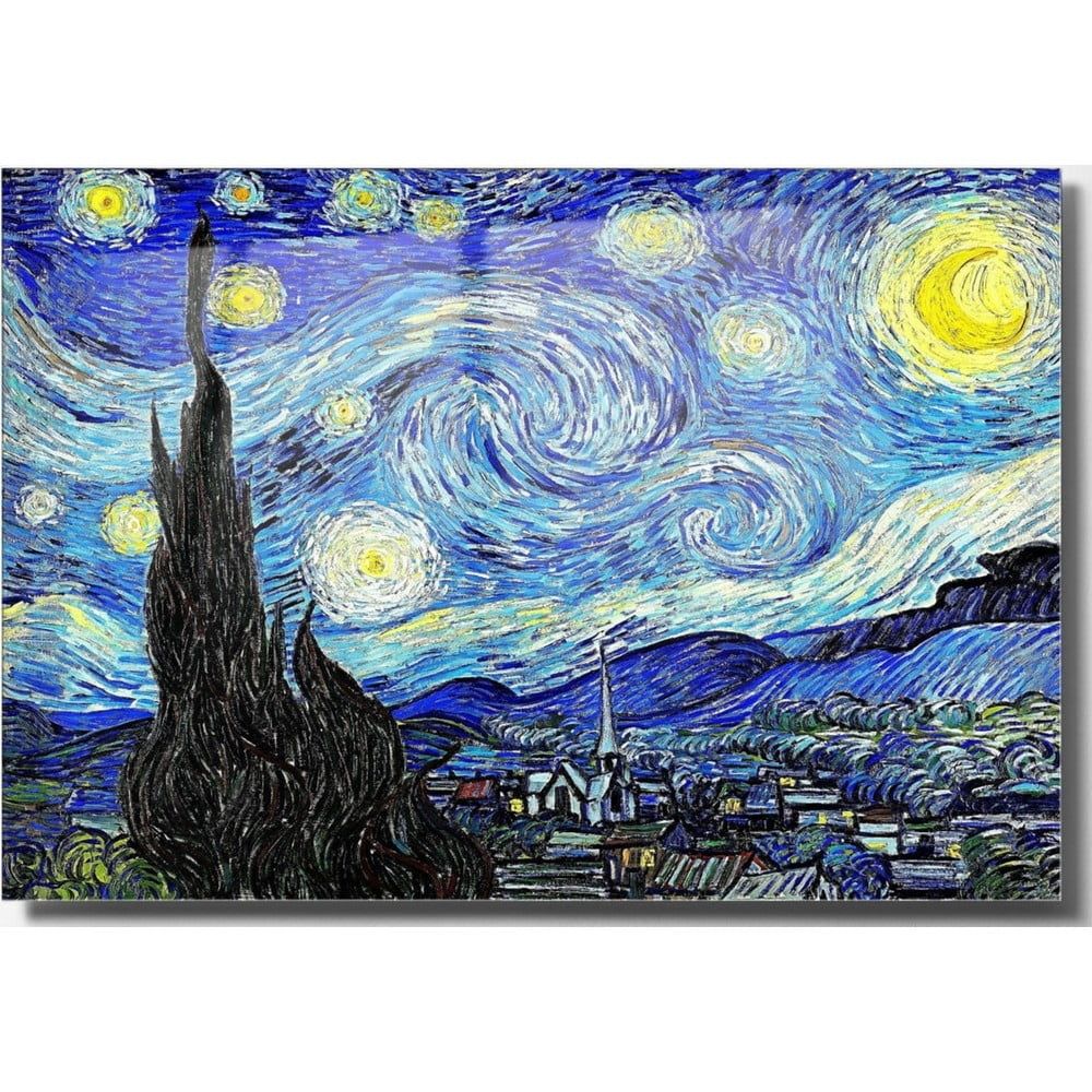 Skleněný obraz 100x70 cm Vincent van Gogh – Wallity - Bonami.cz