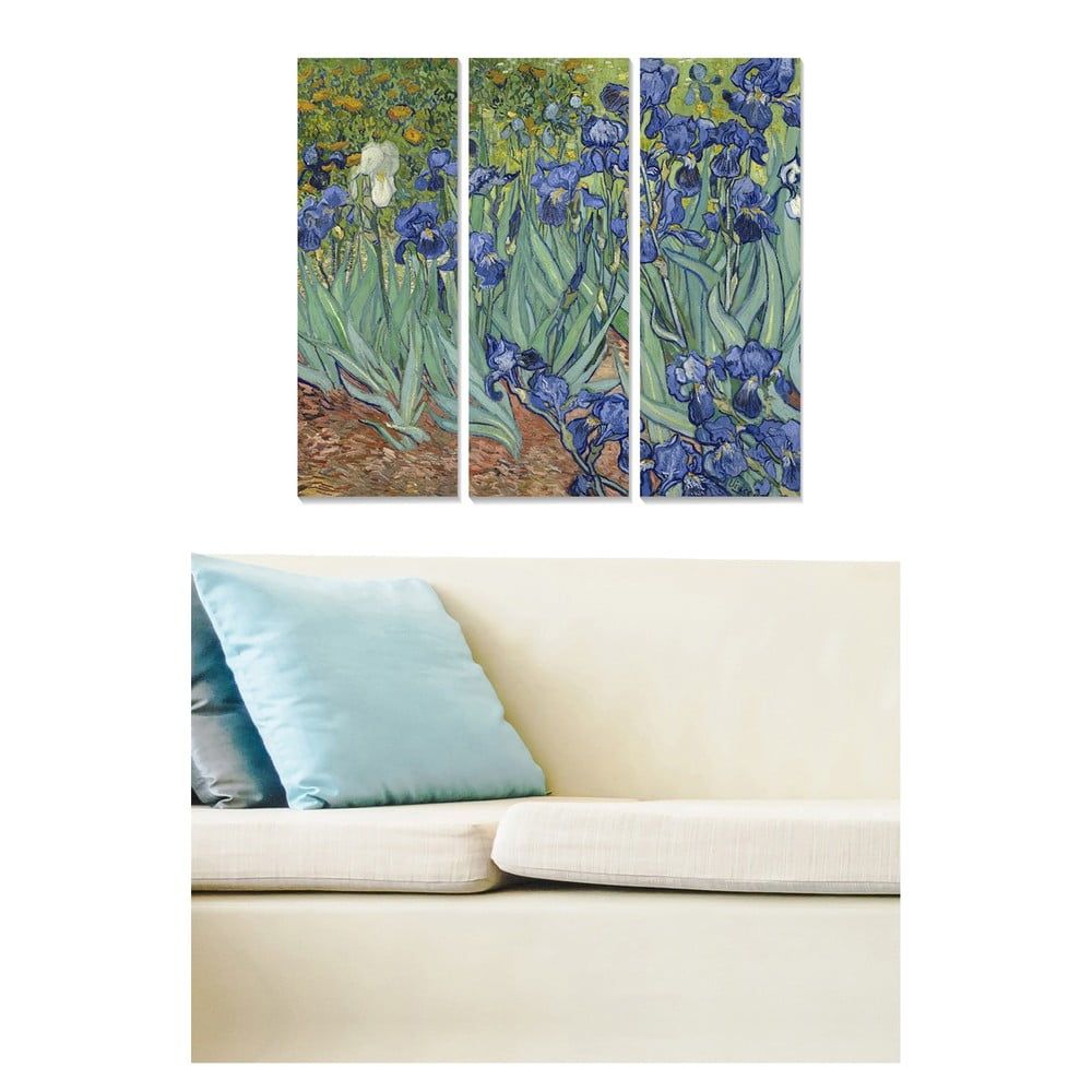 Obrazy v sadě 3 ks 20x50 cm Vincent van Gogh – Wallity - Bonami.cz