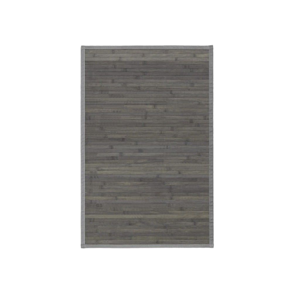 Šedo-zelený bambusový koberec 60x90 cm – Casa Selección - Bonami.cz