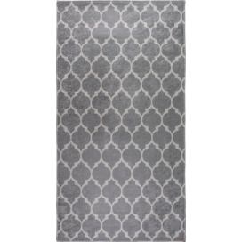 Světle šedo-krémový pratelný koberec 80x50 cm - Vitaus