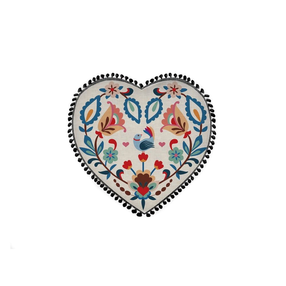 Dekorační polštář 45x45 cm Heart – Madre Selva - Bonami.cz
