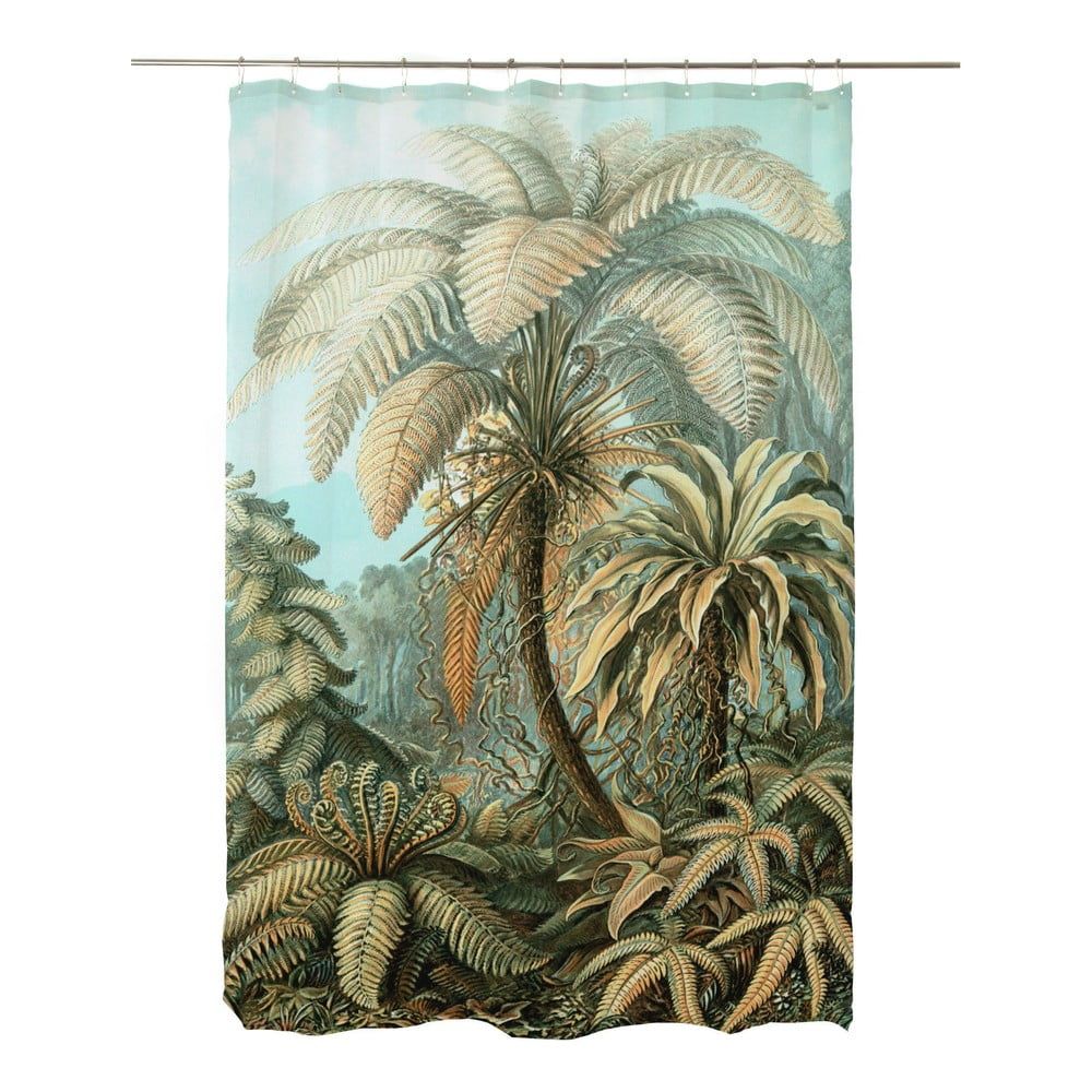 Sprchový závěs 175x180 cm Vintage Palm – Madre Selva - Bonami.cz