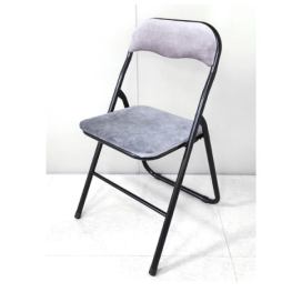 Skládací židle NIKLAS 1 černá/šedá