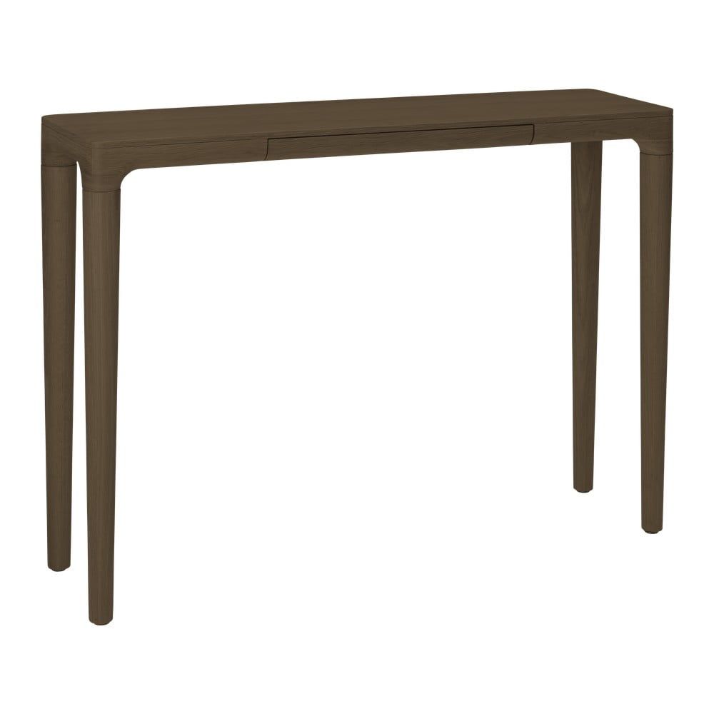Hnědý konzolový stolek z dubového dřeva 12x110 cm Heart\'n\'Soul – UMAGE - Bonami.cz