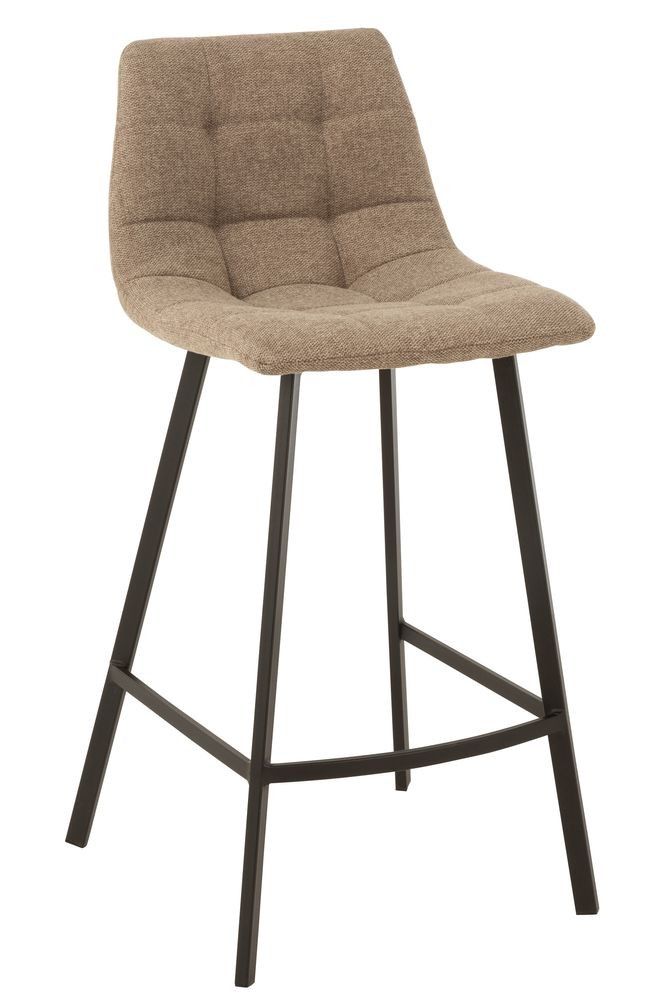 Béžová barová židle Barstool Babette Beige - 47*43*95cm J-Line by Jolipa - LaHome - vintage dekorace
