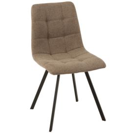 Béžová jídelní židle Chair Babette Beige - 55*47*82cm J-Line by Jolipa