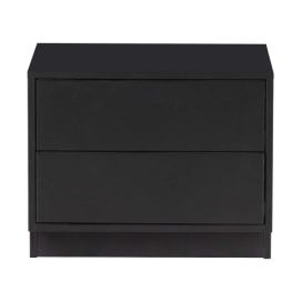 Černý modulární TV stolek z borovicového dřeva 50x40 cm Finca – WOOOD