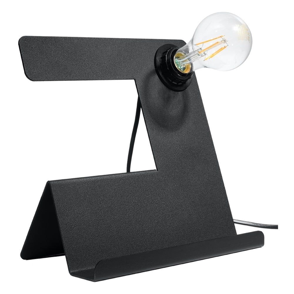 Černá stolní lampa (výška 24 cm) Gabriel – Nice Lamps - Bonami.cz