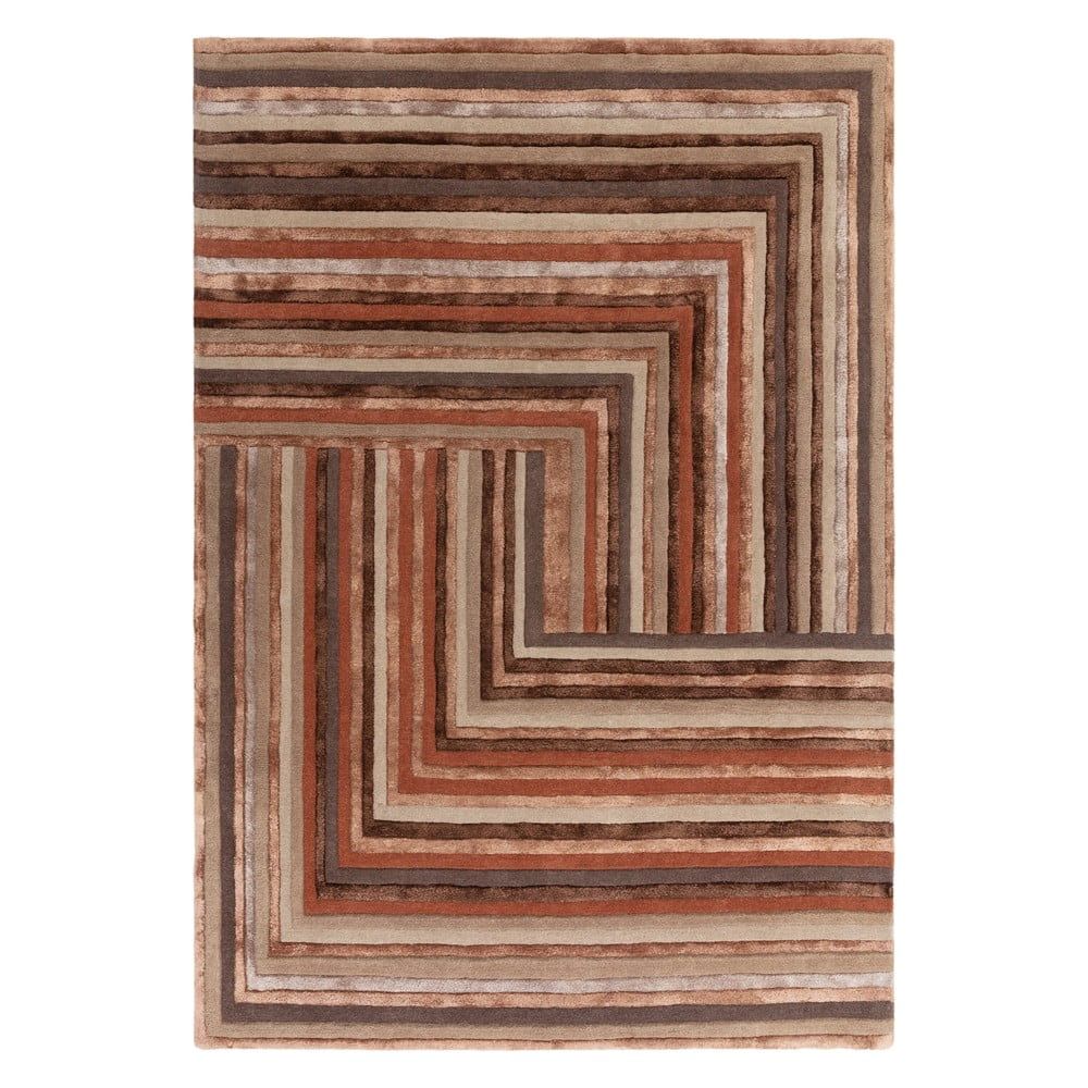 Vlněný koberec v cihlové barvě 160x230 cm Network Terracotta – Asiatic Carpets - Bonami.cz