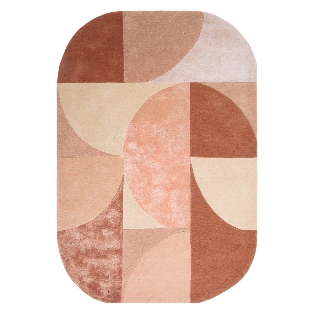 Růžový vlněný koberec 160x230 cm Earth – Asiatic Carpets - Bonami.cz