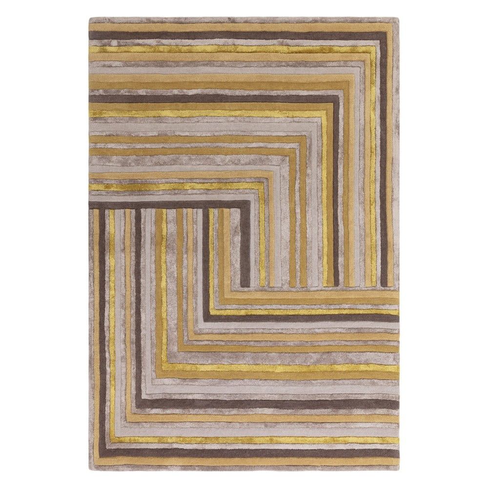 Okrově žlutý vlněný koberec 160x230 cm Network Gold – Asiatic Carpets - Bonami.cz
