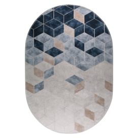Bílo-modrý pratelný koberec 60x100 cm – Vitaus Bonami.cz