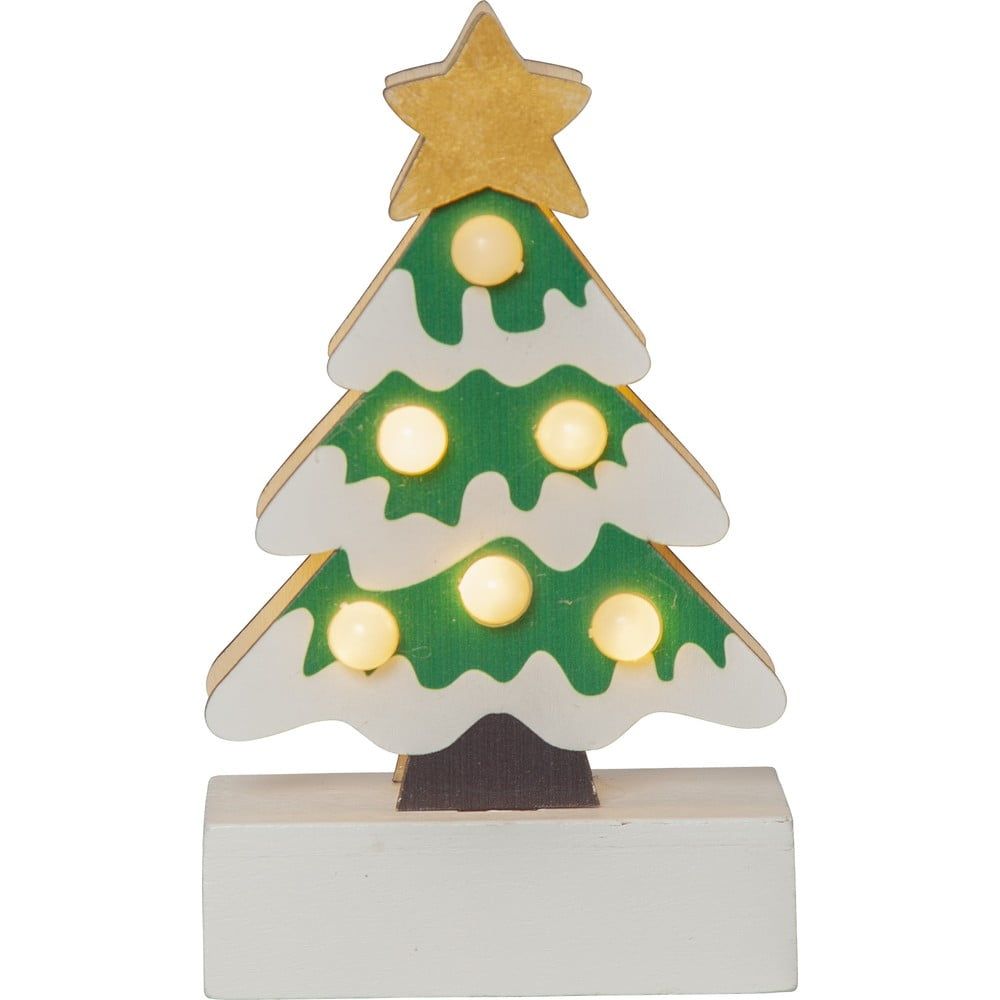 Bílo-zelená světelná dekorace s vánočním motivem Freddy – Star Trading - Bonami.cz