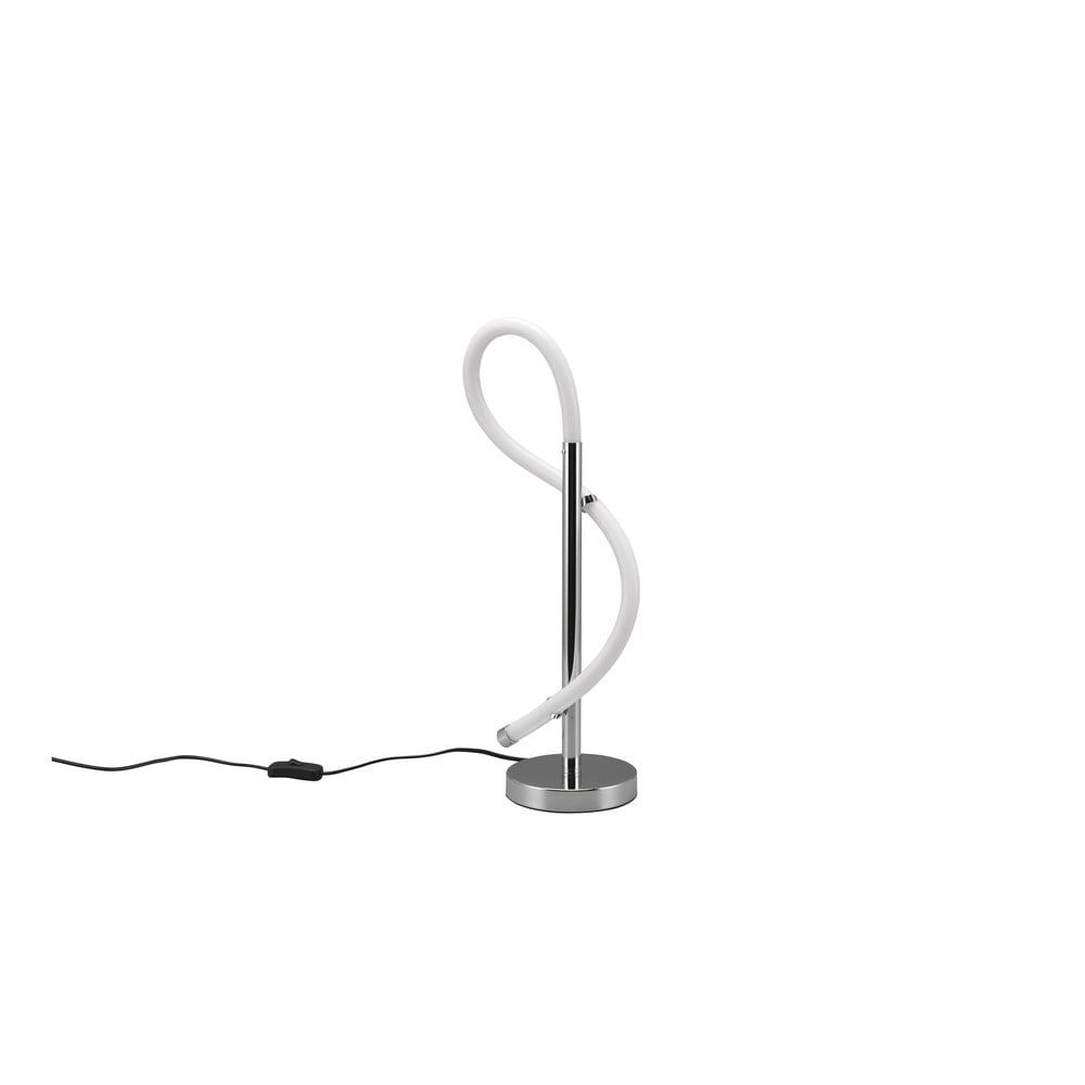 LED stolní lampa v leskle stříbrné barvě (výška 54 cm) Argos – Trio - Bonami.cz