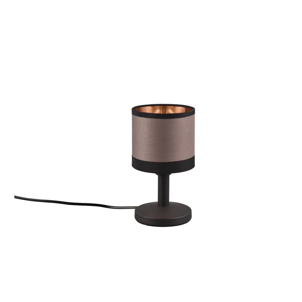 Černo-hnědá stolní lampa (výška 22 cm) Davos – Trio - Bonami.cz