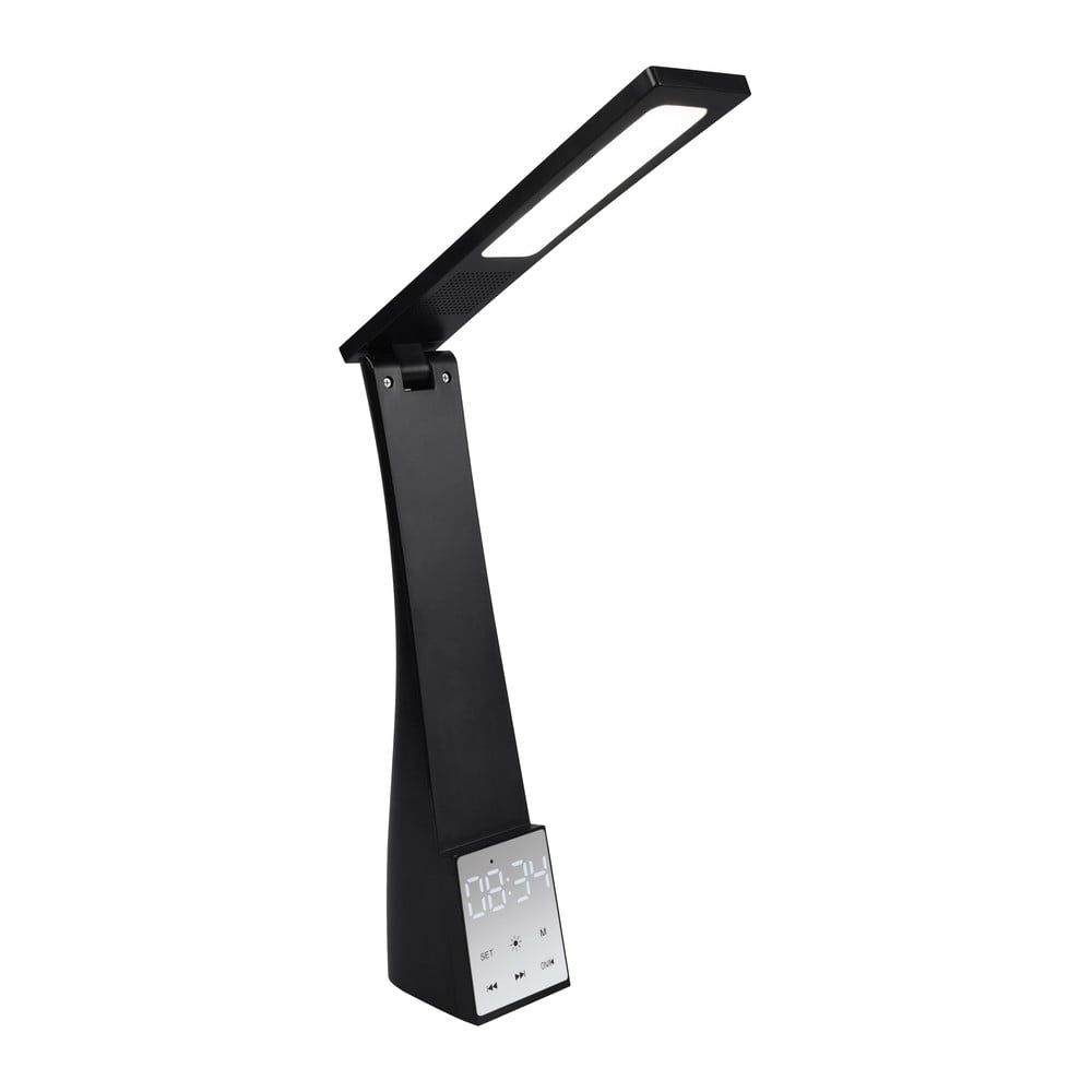 Matně černá LED stolní lampa s časovačem (výška 45 cm) Linus – Trio - Bonami.cz