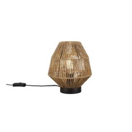 Hnědá stolní lampa (výška 20 cm) Miki – Trio
