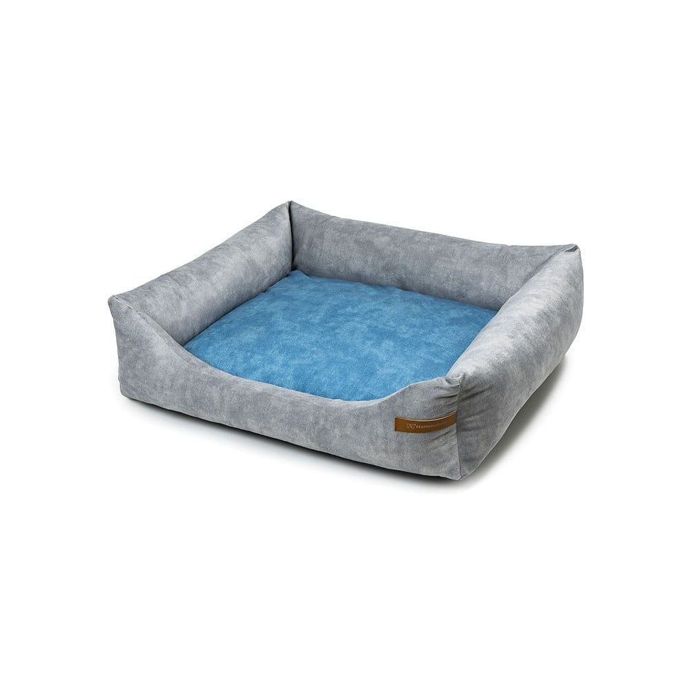 Modro-světle šedý pelíšek pro psa 65x75 cm SoftBED Eco M – Rexproduct - Bonami.cz