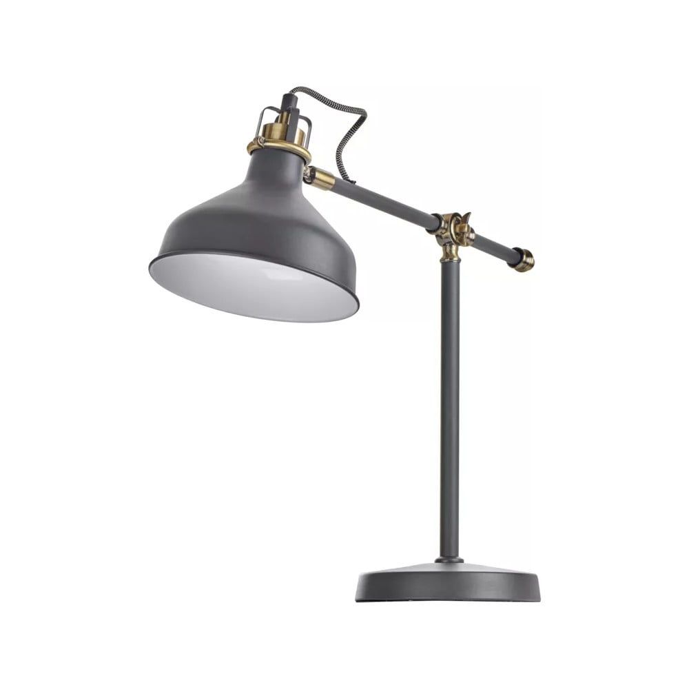Šedá stolní lampa (výška 56 cm) Harry – EMOS - Bonami.cz