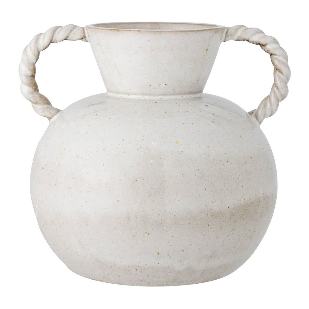 Bílá ručně vyrobená váza z kameniny Semira – Bloomingville - Bonami.cz