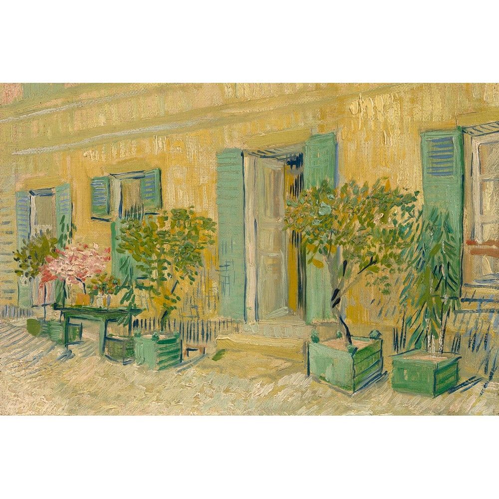 Obraz - reprodukce 60x40 cm Exterior of a Restaurant in Asnières, Vincent van Gogh – Fedkolor - Bonami.cz
